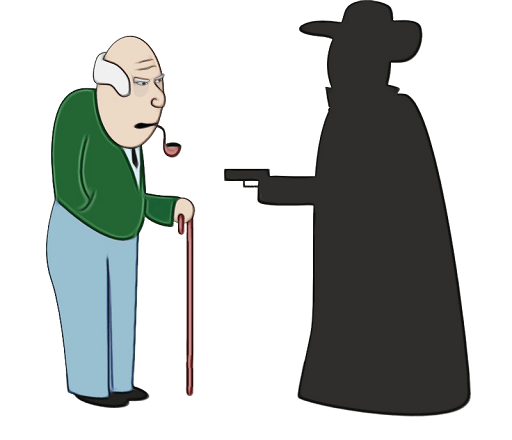 highway robbery illustration