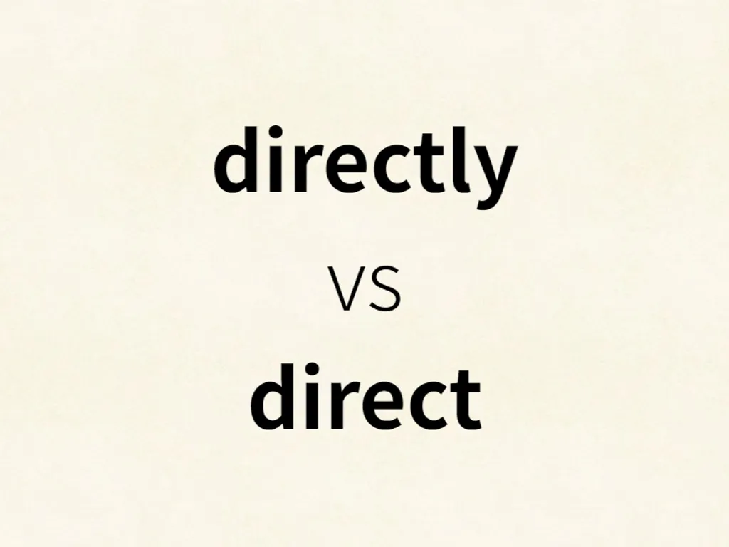directly vs direct